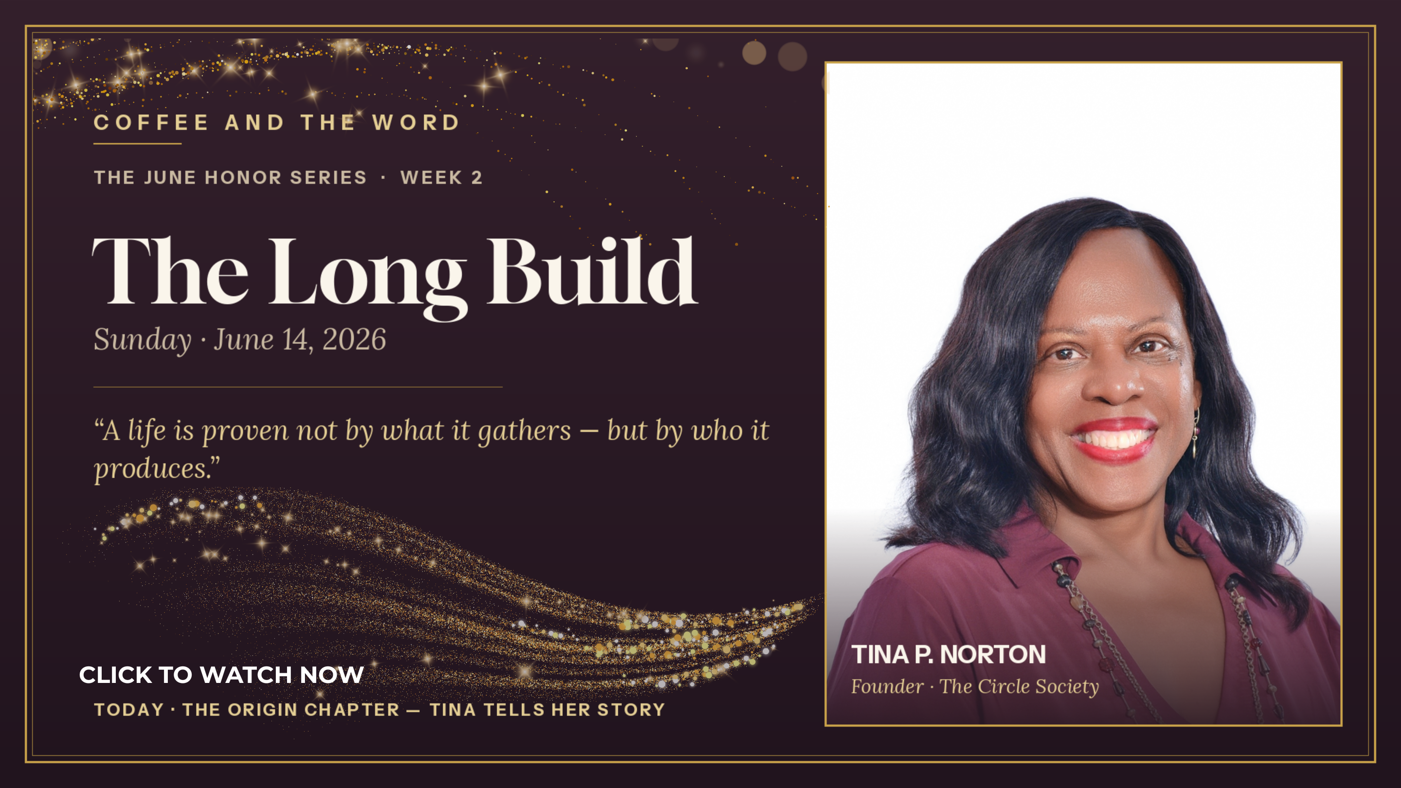 June Honor Series - Celebrating Pastor Tina Norton